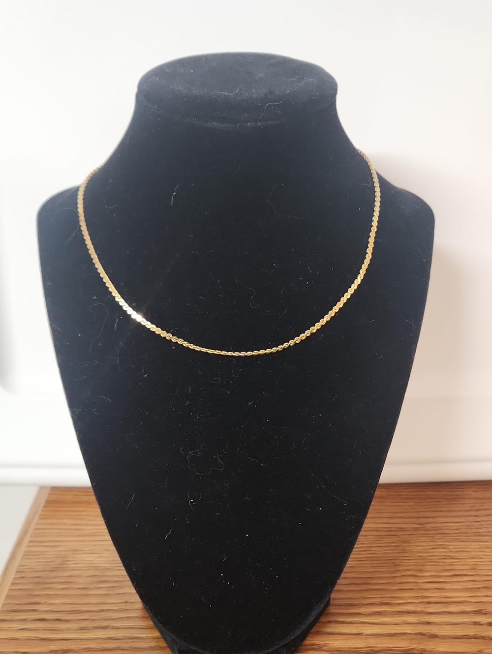 Gold Signed MONET Chain Necklace for Women - Classic Everyday Style